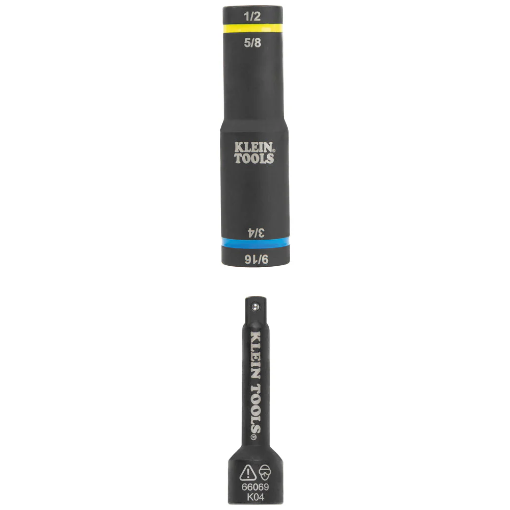 Klein Tools 66069 Flip Quad Socket Adapter, 1/2" to 3/8" - Image 5