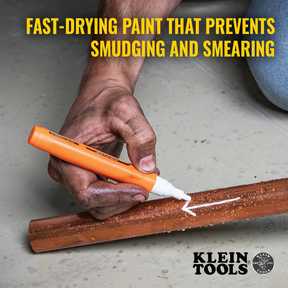 Klein Tools 86344 Skribes Paint Marker, White - Image 4