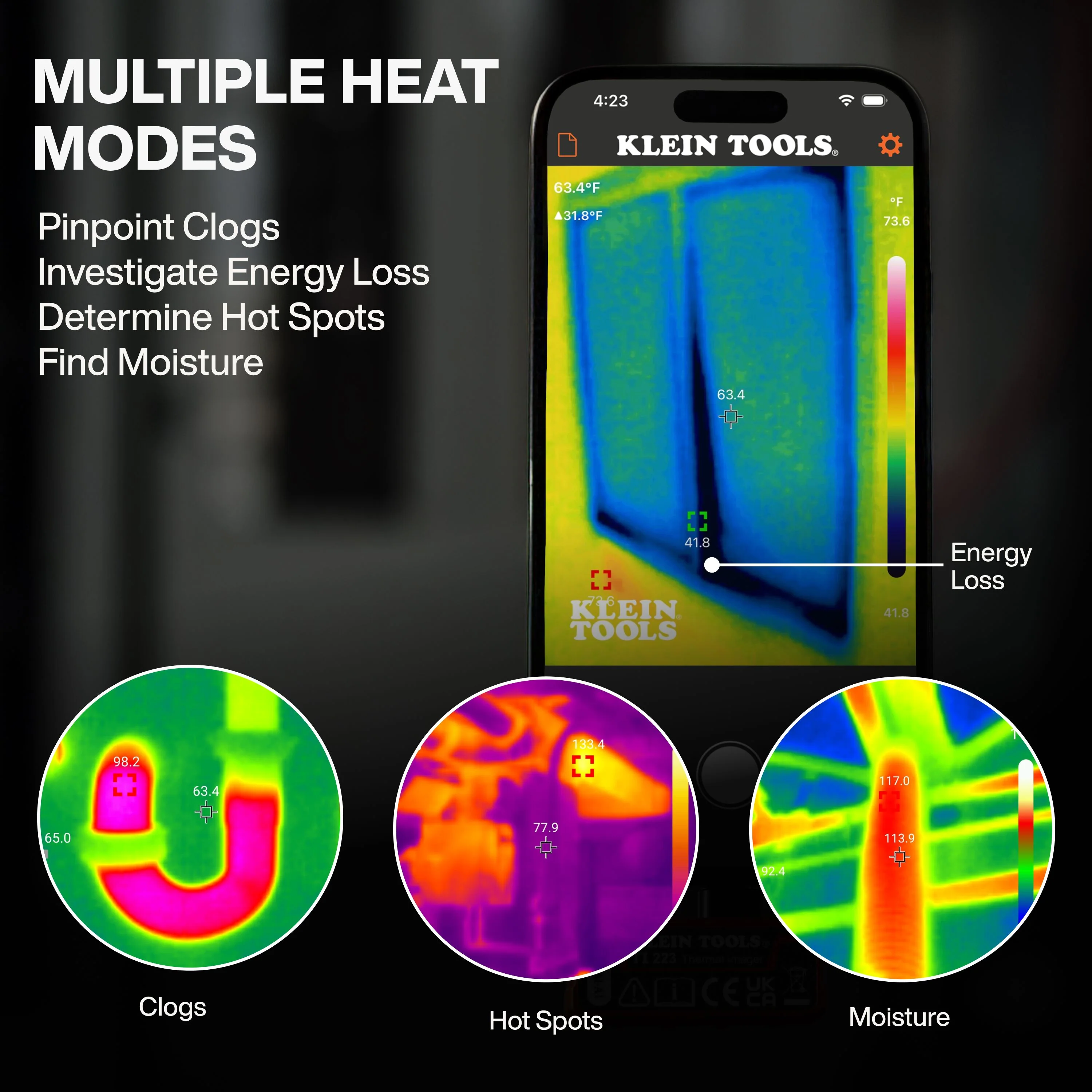 Klein Tools TI223 Mobile Thermal Imager For Android / iOS - Image 4