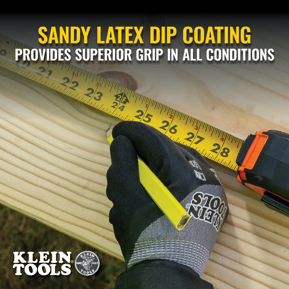Klein Tools Winter Knit Dipped Gloves, Cut Level A4, Touchscreen - Image 11