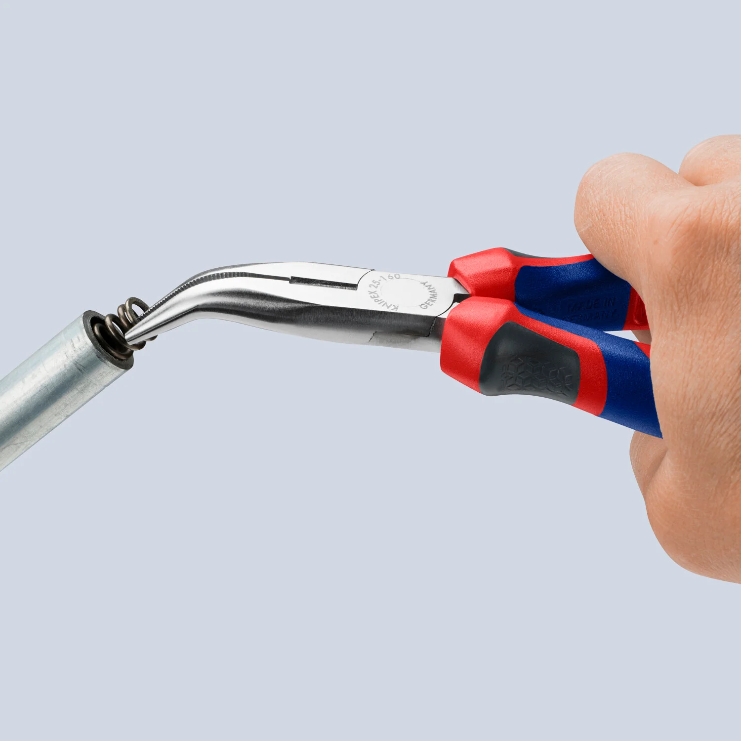 Knipex 25 25 160 KnipeXtend Long Nose 45° Angled Pliers with Cutter, 6 1/4" - Image 11