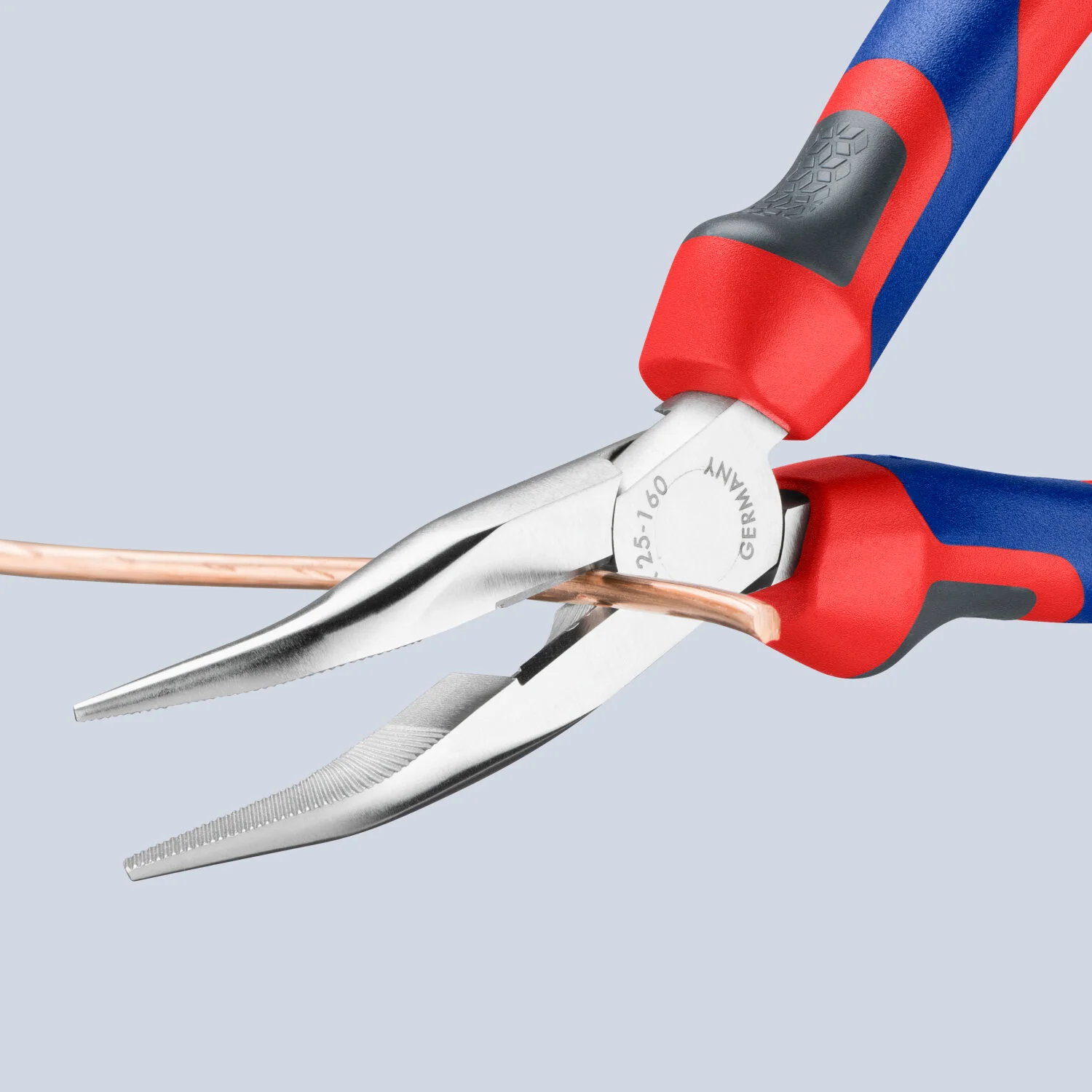 Knipex 25 25 160 KnipeXtend Long Nose 45° Angled Pliers with Cutter, 6 1/4" - Image 15