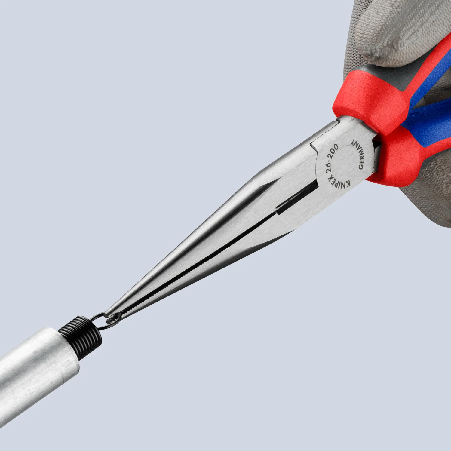 Knipex 26 12 200 KnipeXtend Long Nose Pliers with Cutter, 8" - Image 15