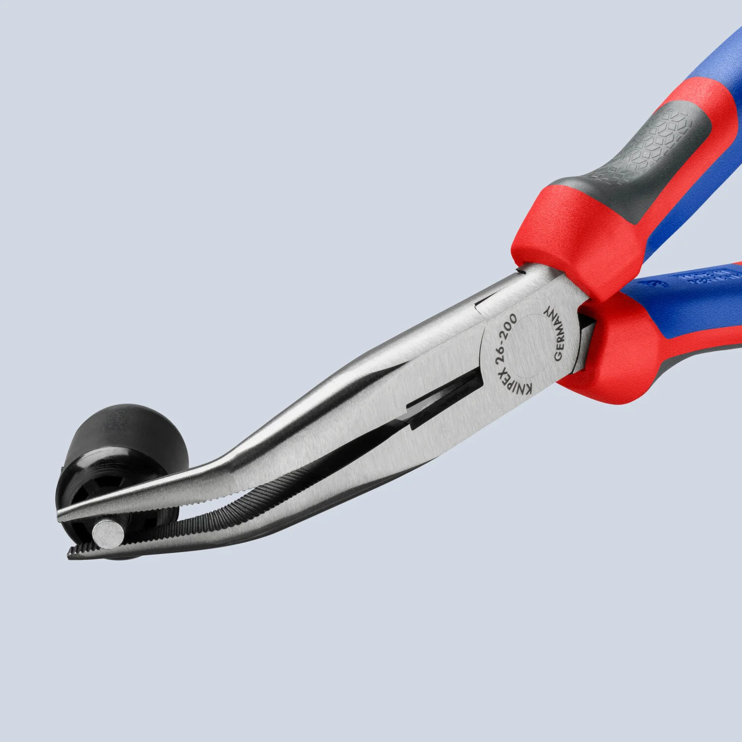 Knipex 26 22 200 KnipeXtend Long Nose 40° Angled Pliers with Cutter, 8" - Image 14