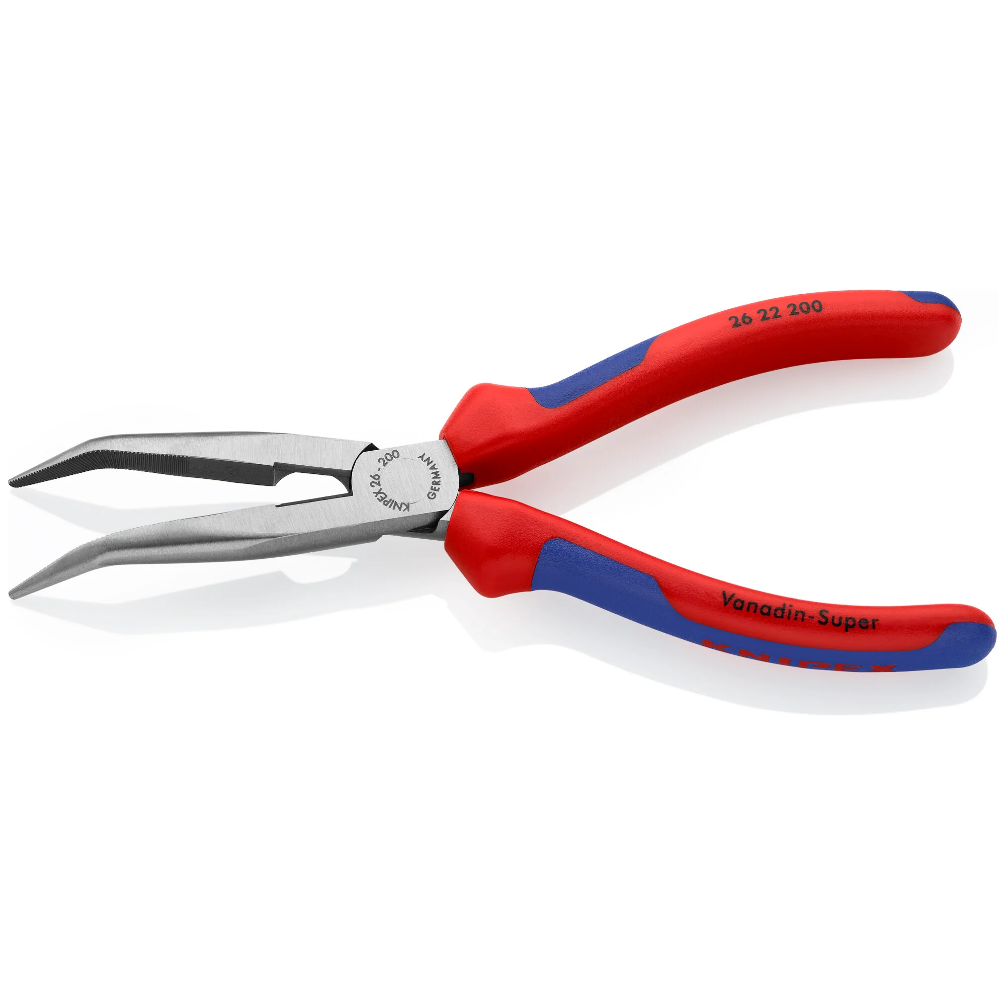 Knipex 26 22 200 SBA KnipeXtend Long Nose 40° Angled Pliers with Cutter, 8" - Image 2