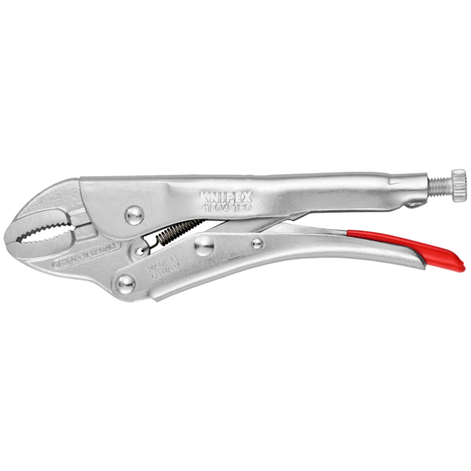 Knipex 41 04 180 SBA 7 1/4" Grip Pliers-Round Jaws