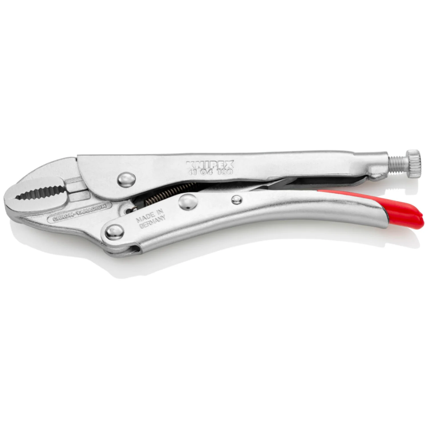 Knipex 41 04 180 SBA 7 1/4" Grip Pliers-Round Jaws - Image 2