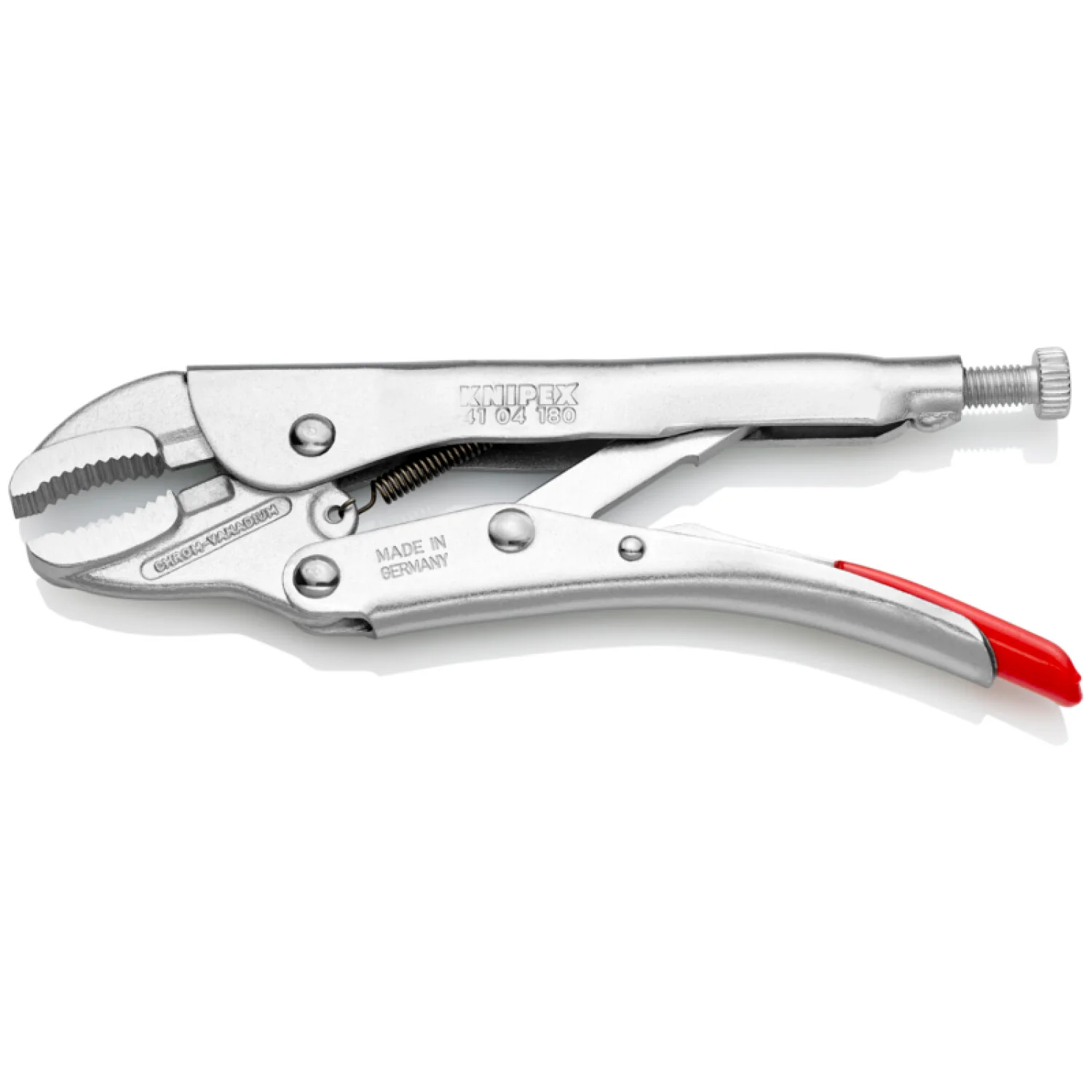 Knipex 41 04 180 SBA 7 1/4" Grip Pliers-Round Jaws - Image 4