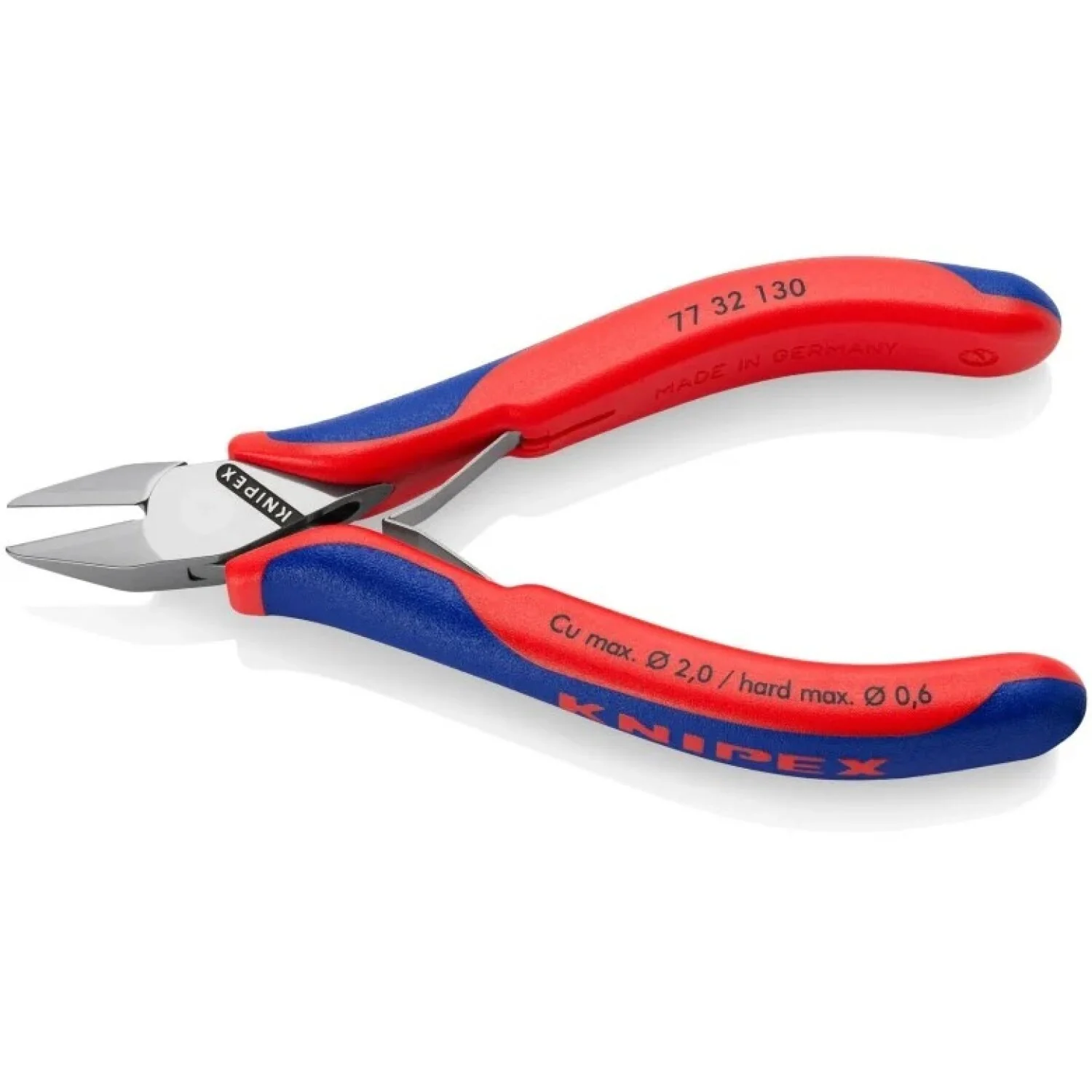 Knipex 77 32 130 5 1/4" Electronics Diagonal Cutters - Image 2
