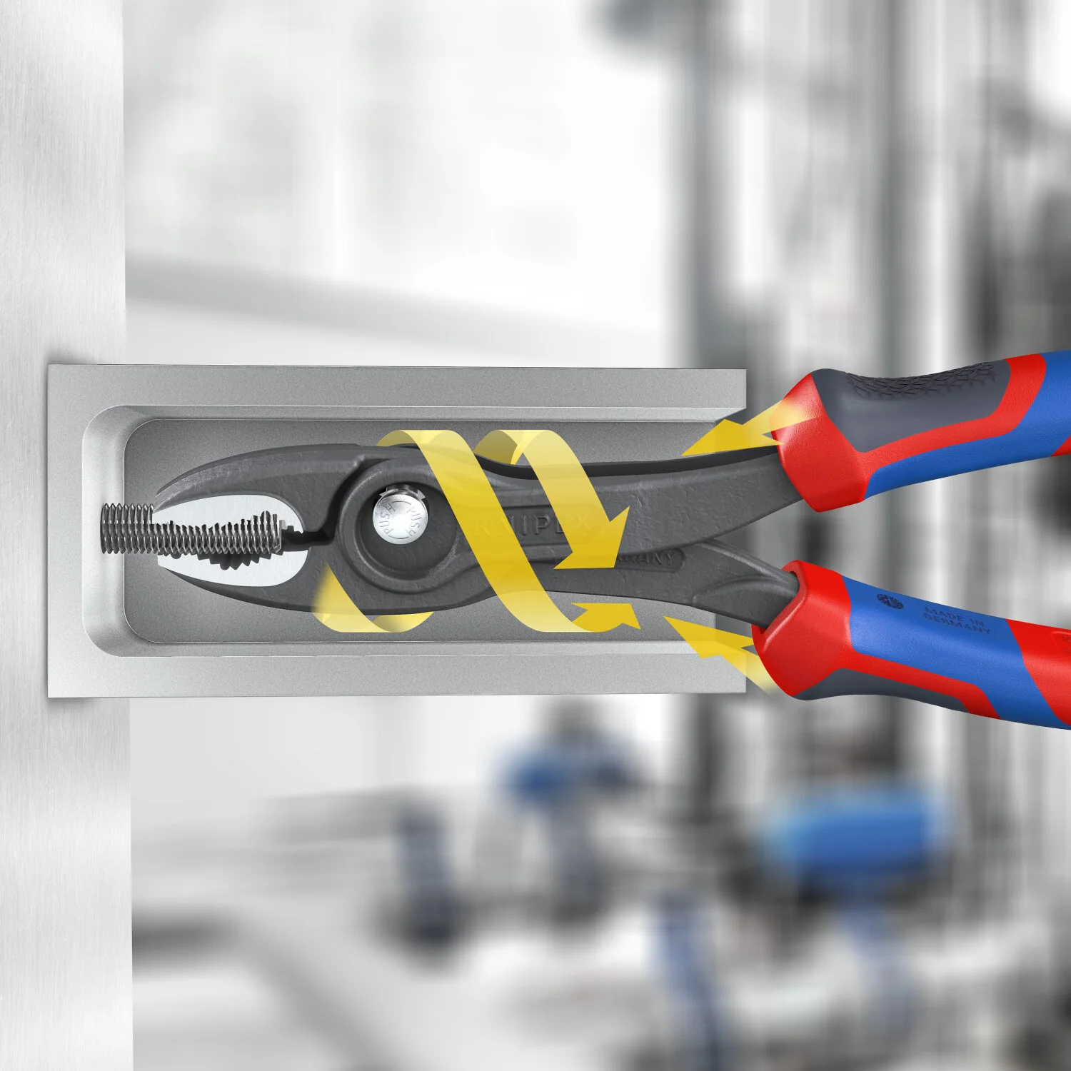 Knipex 82 02 200 SBA KnipeXtend Twin Grip Pliers, 8" - Image 17
