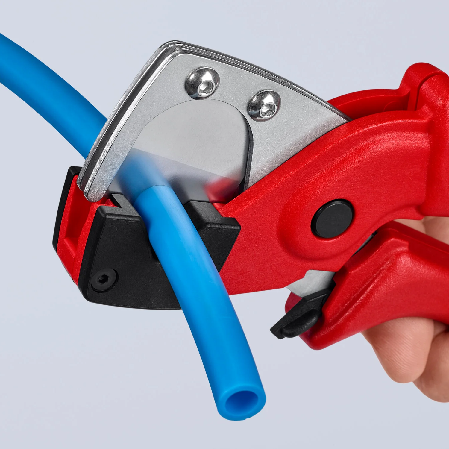 Knipex 90 10 185 SBA Pneumatic Hose Cutter, 7 1/4" - Image 6