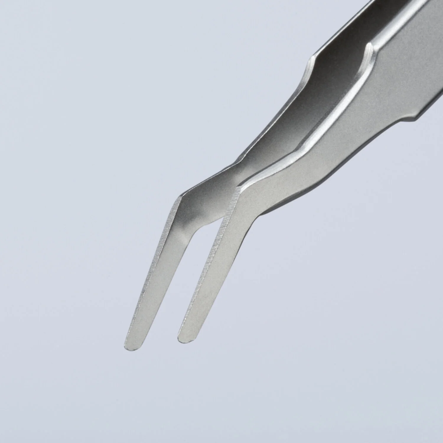 Knipex 92 01 02 4 3/4" Premium Stainless Steel Positioning Tweezers-35°Angled-SMD - Image 5