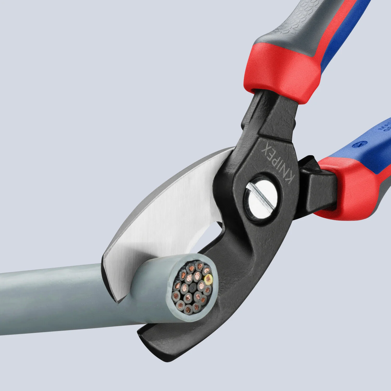 Knipex 95 12 200 KnipeXtend Cable Shears - Twin Cutting Edges, 8" - Image 15