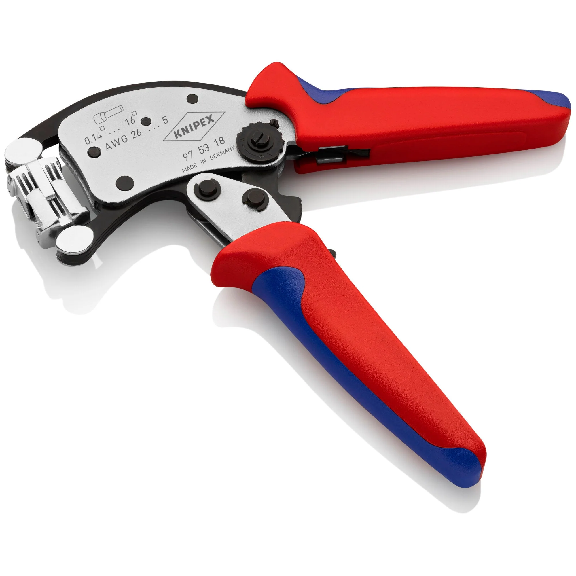 Knipex 97 53 18 8" KNIPEX Twistor®16 Self-Adjusting Crimping Pliers For Wire Ferrules - Image 3