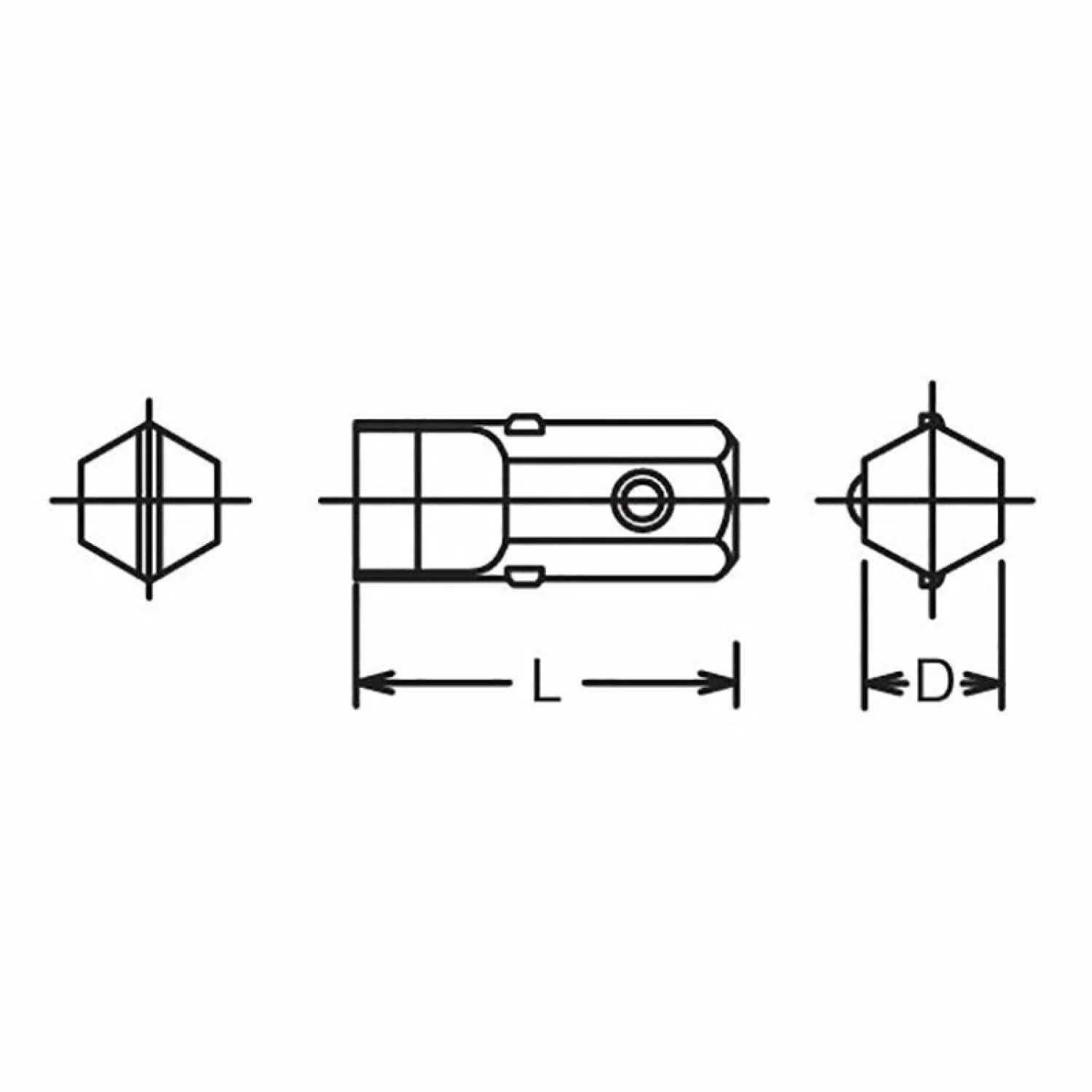 Ko-ken 101S-1.0X7 1/4 Hex Dr. Bit 1.0x7mm Slotted Length 15mm - Image 2