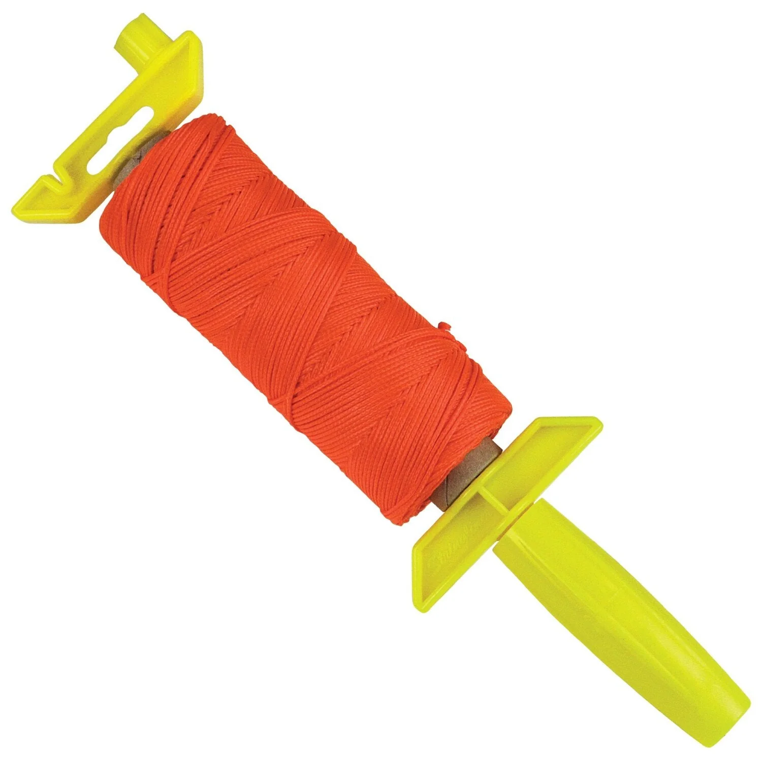 Kraft Tool BC346D Fluorescent Orange Braided Nylon Mason's Line - 500' EZ-Winder Display (Qty 24) - Image 3