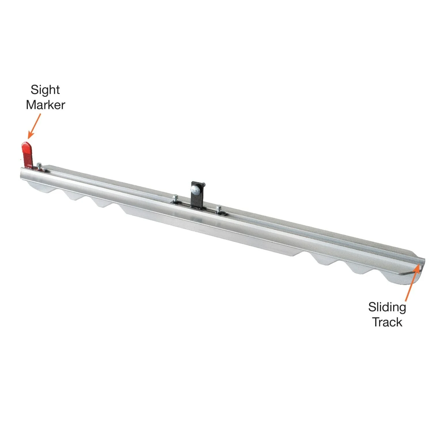 Kraft Tool CC004WS-175 48" x 4" Straight Arrow Serrated Groover with 1-3/4" Deep Bit - Image 2