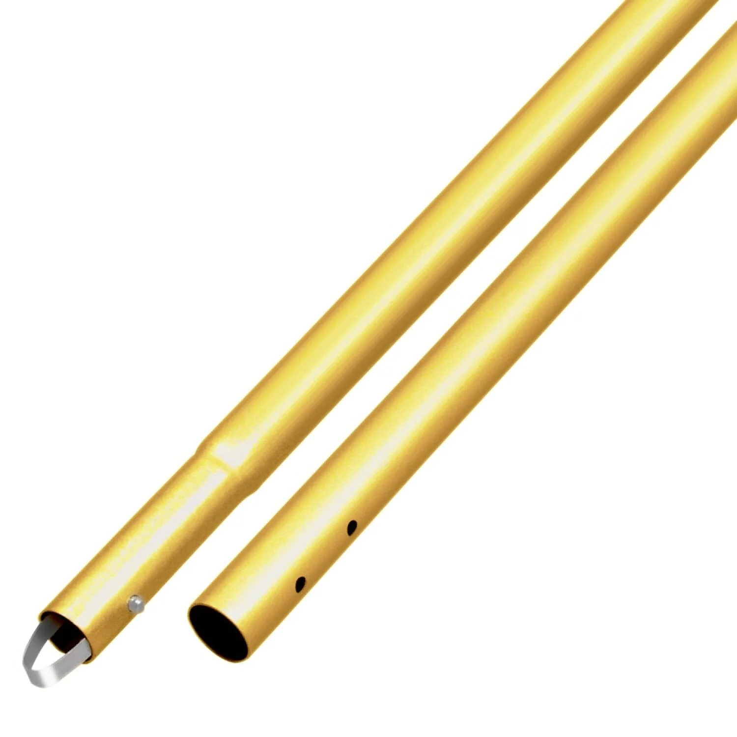 Kraft Tool CC291SG 10' Anodized Aluminum Swaged Button Handle - 1-3/4" Diameter (Gold) - Image 2