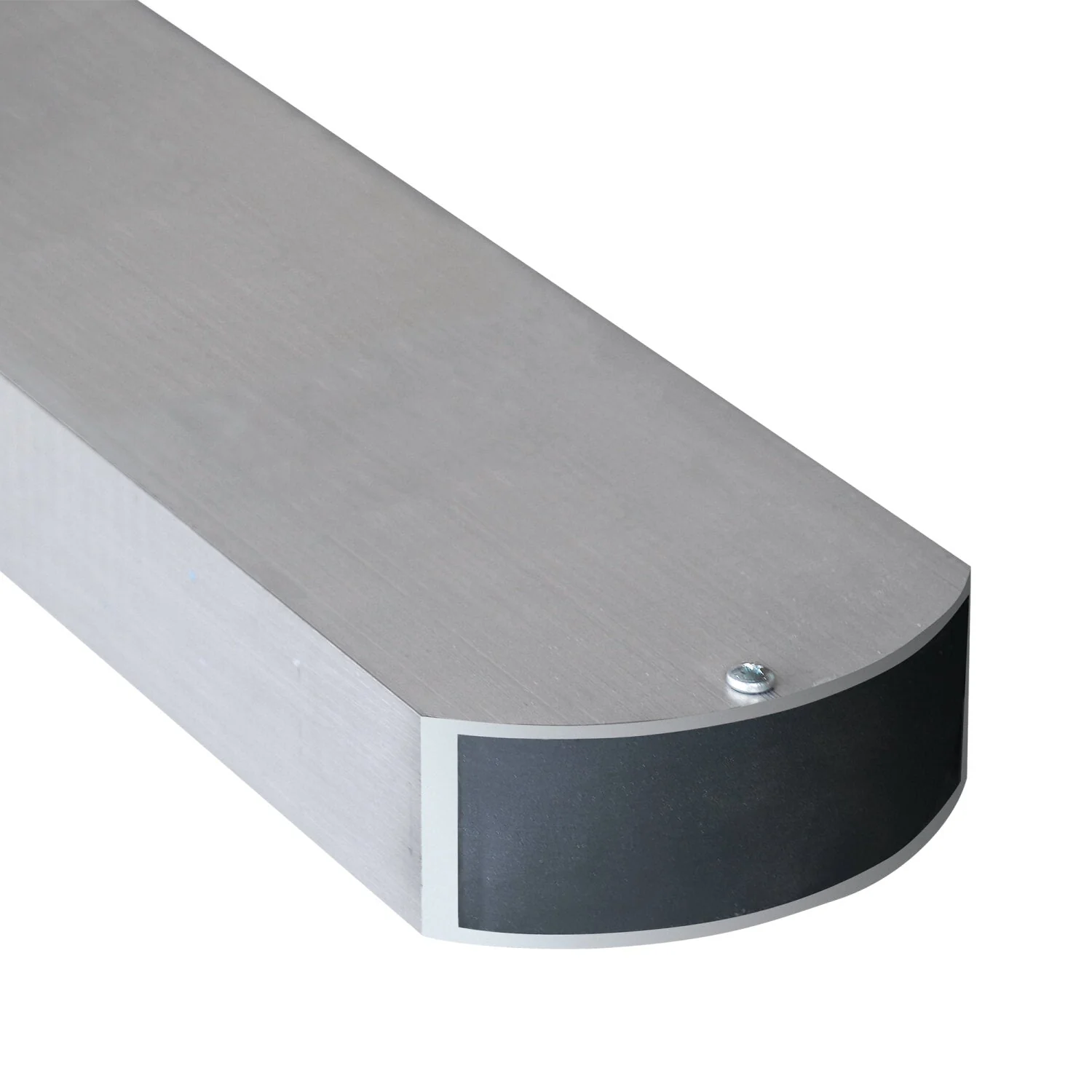 Kraft Tool CC718 10'x5"x2" Round End Magnesium Check Rod with Bracket, Braces, and Handle - Image 4