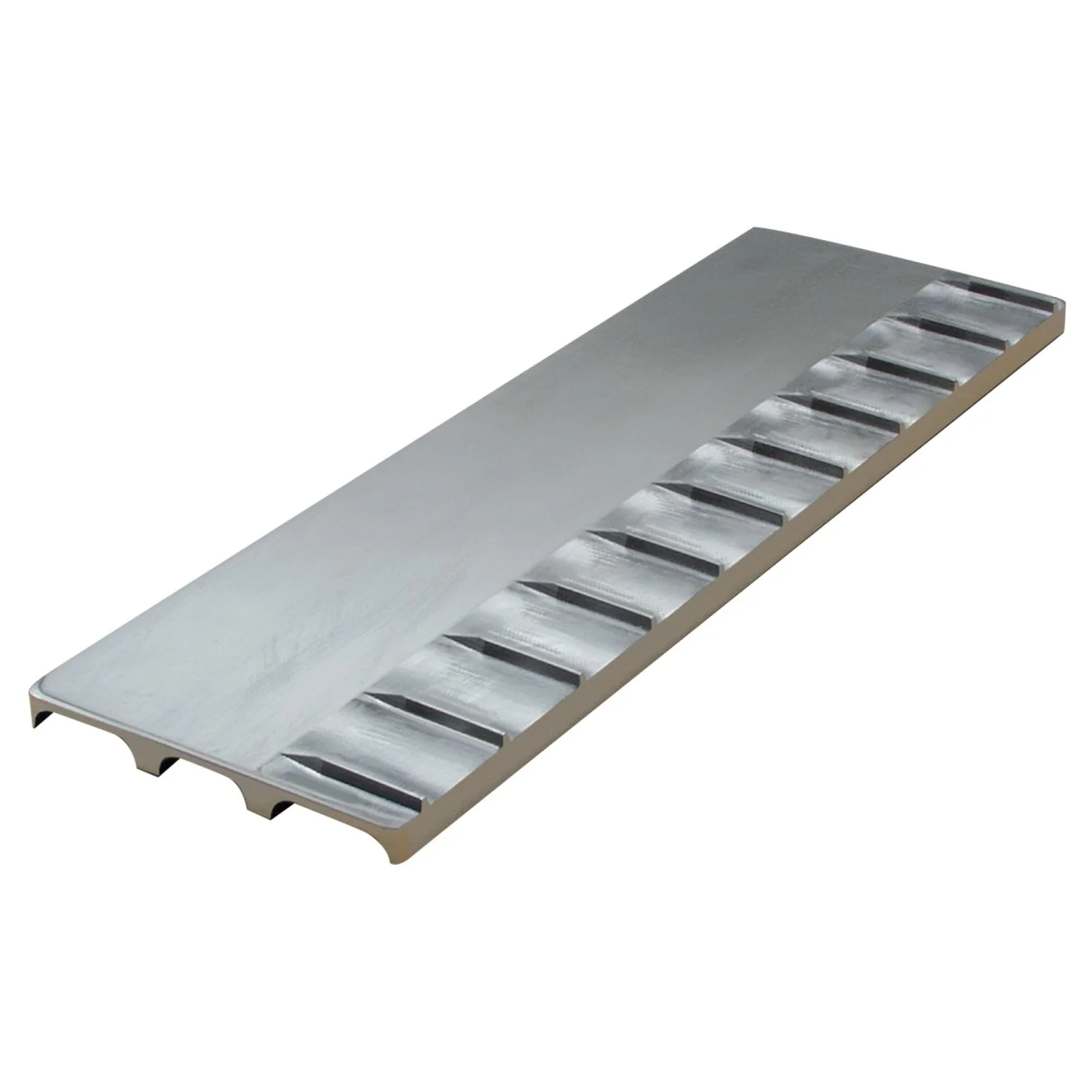 Kraft Tool CC795-01 24" x 8" Multi-Trac Bull Float Groover Blade - 2-1/4" Spacing - Image 2