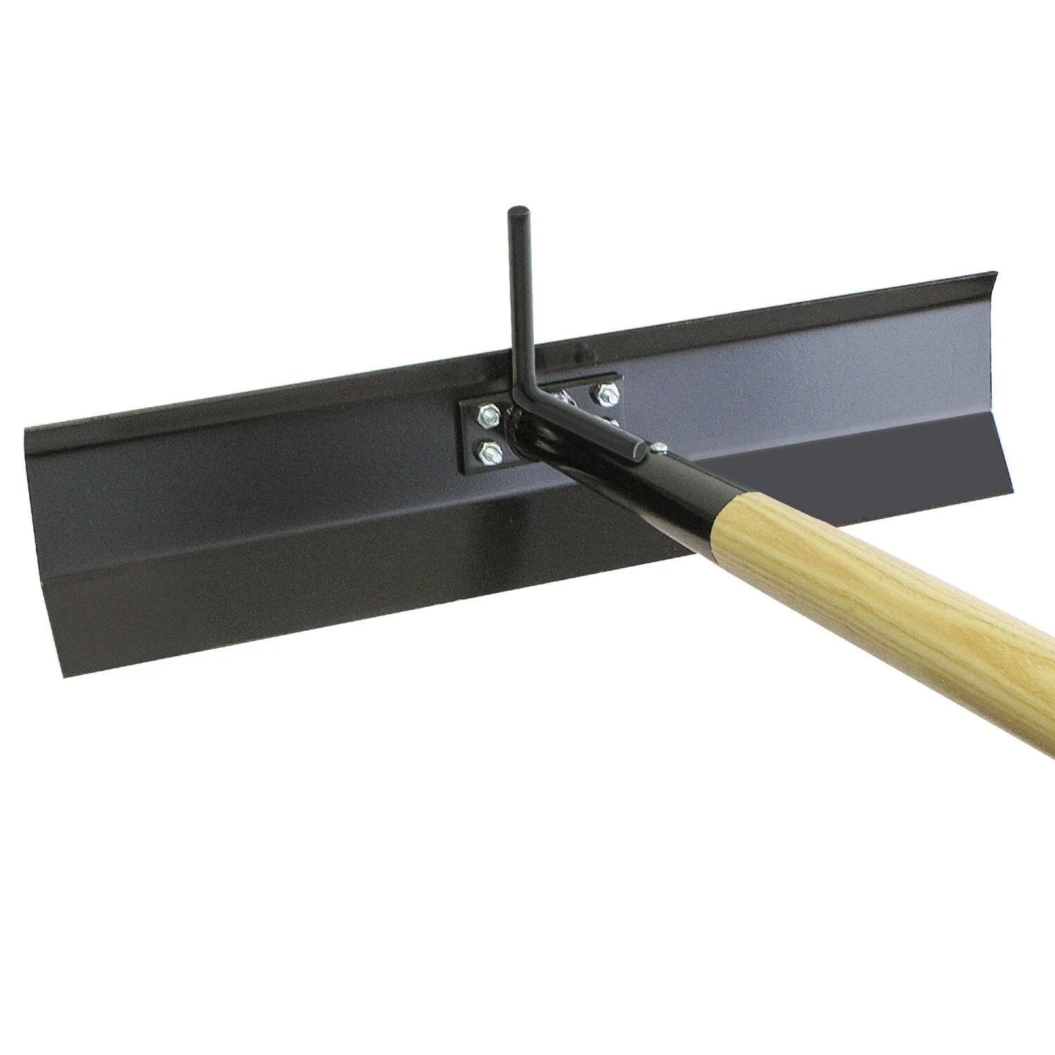 Kraft Tool CC902A-48 20" x 5" Heavy-Duty Concrete Spreader with Hook with 48" Handle (Assembled) - Image 2