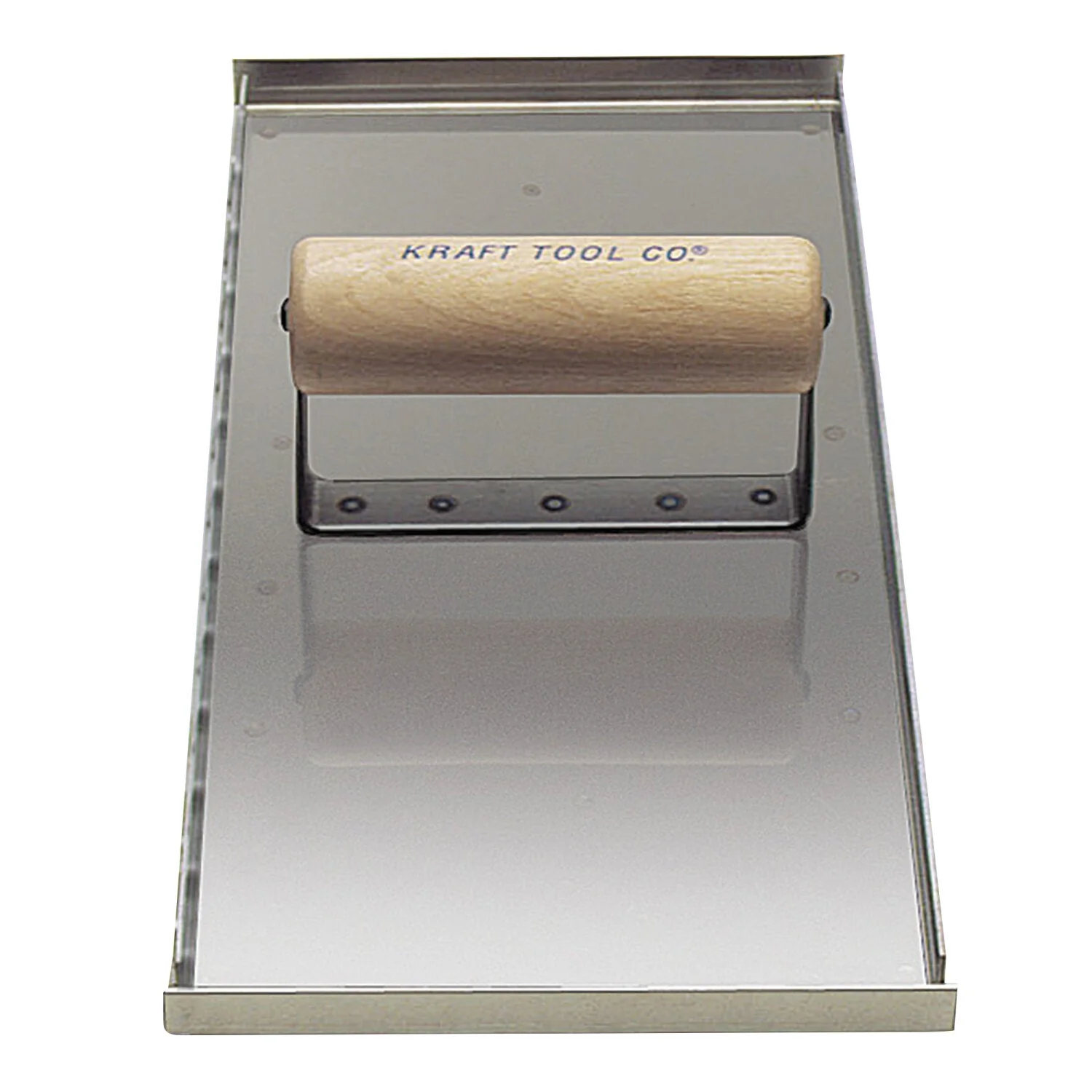 Kraft Tool CF081 13-1/2" x 6" Safety Ramp Hand Straight Groover 1-1/2" Spacing with Wood Handle
