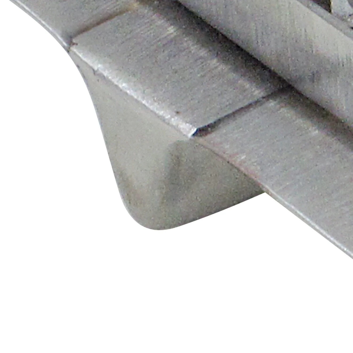 Kraft Tool CF305SS 6" x 6" 3/4"D 3/8"W 1/4"R Narrow Closed Bit Stainless Steel Hand Groover with Wood Handle - Image 2
