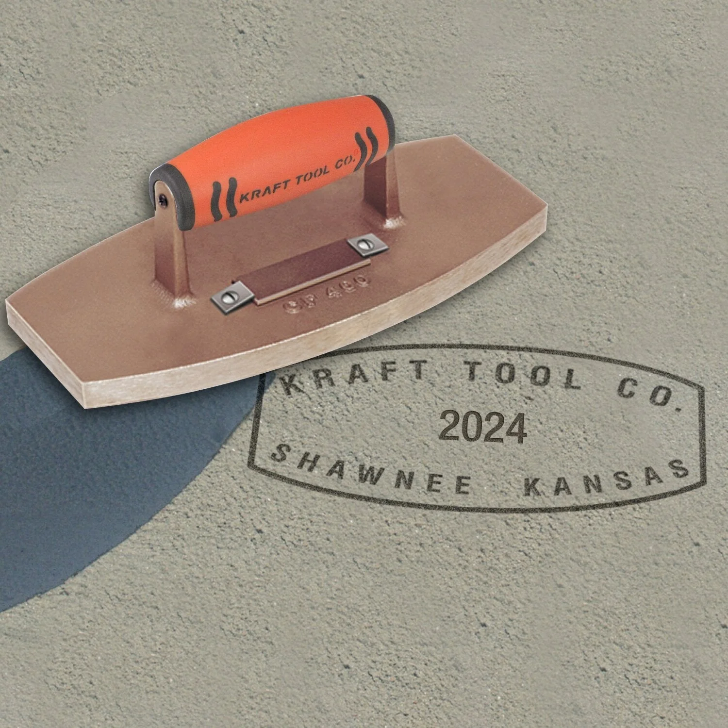 Kraft Tool CF400PF Personalized Oval Name Stamp with Current Date Insert with ProForm Handle - Image 3
