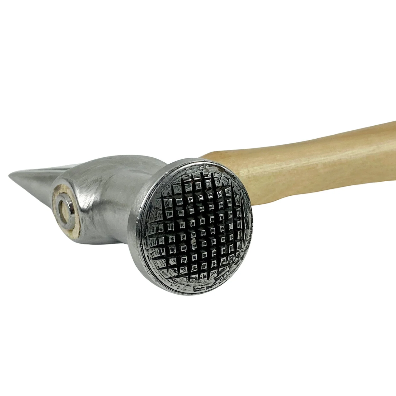 Kraft Tool DW364 13 oz Checkered Face Lightweight Hammer with 16" Handle - Image 3