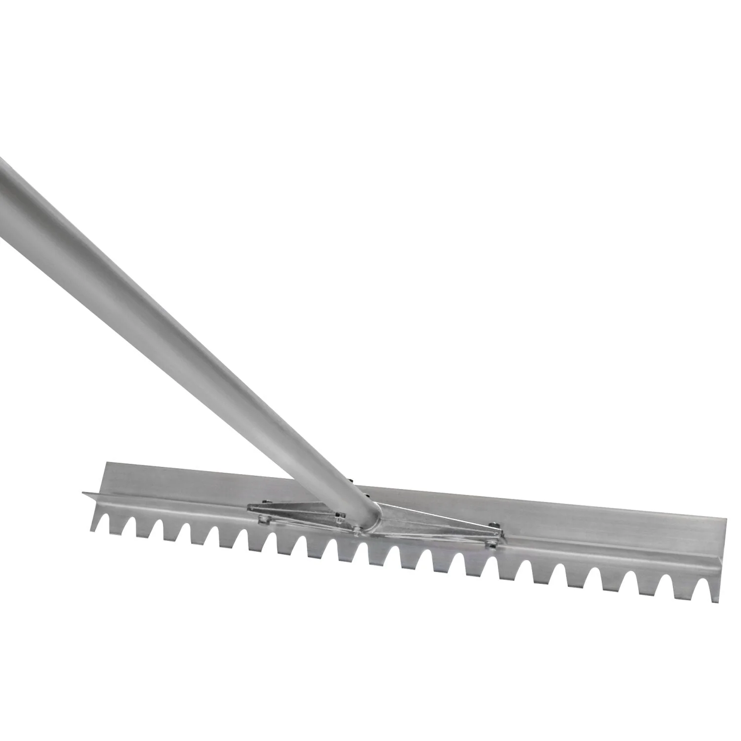 Kraft Tool GG836F-6 36" Flat Teeth Magnesium Asphalt Lute with 6' Handle - Image 2