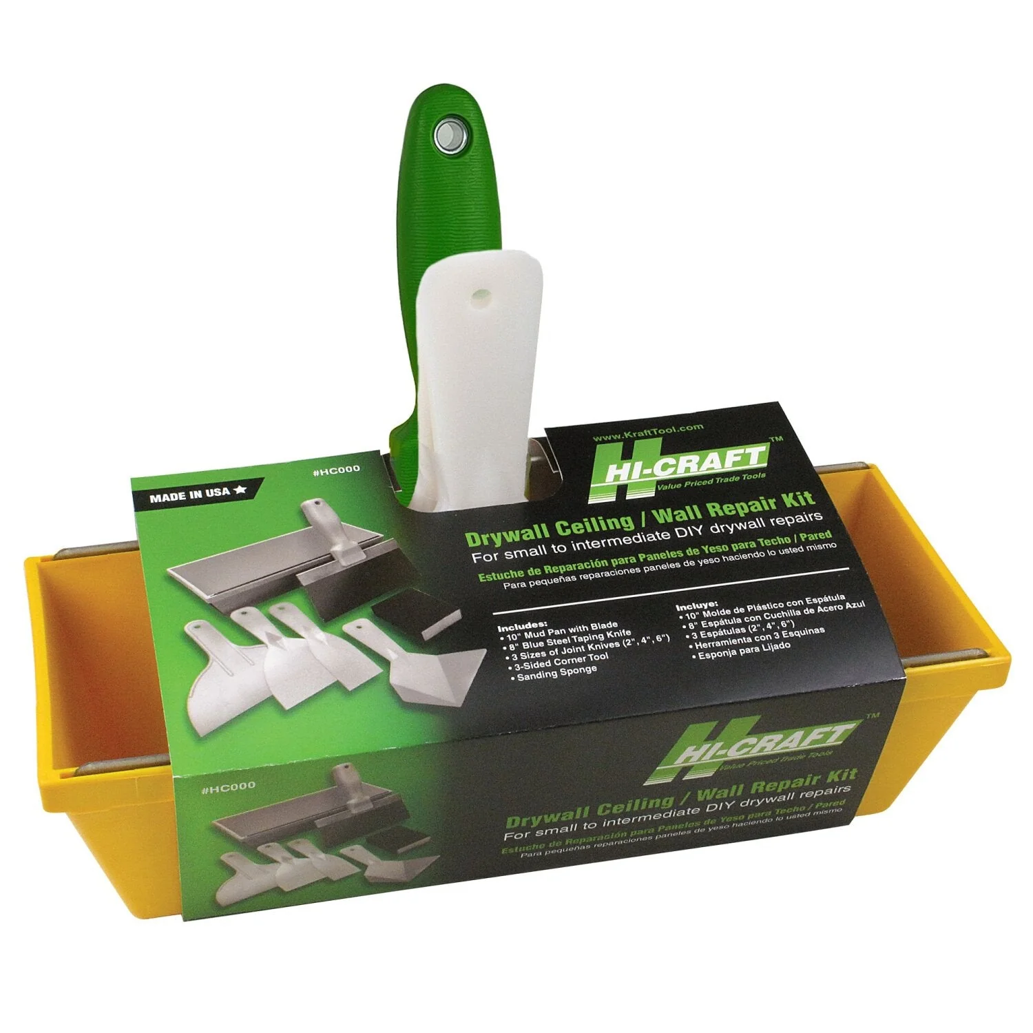 Kraft Tool HC100 Hi-Craft DIY Drywall Repair Kit - Image 3