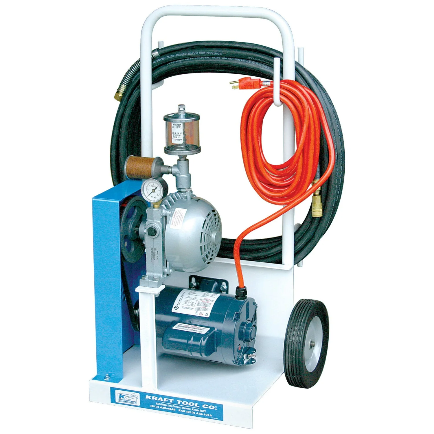 Kraft Tool PC500 Standard Texture Unit Complete with Gun, Hopper, Hose, and Compressor - Image 2