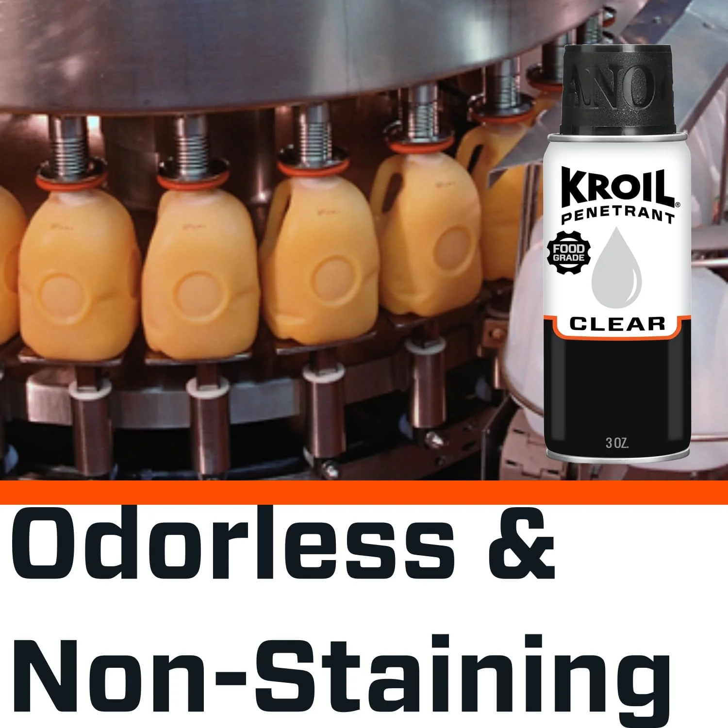 Kroil CKS132ST Clear Food Grade Penetrating Oil SprayTech 360° Nozzle & Straw - Image 5