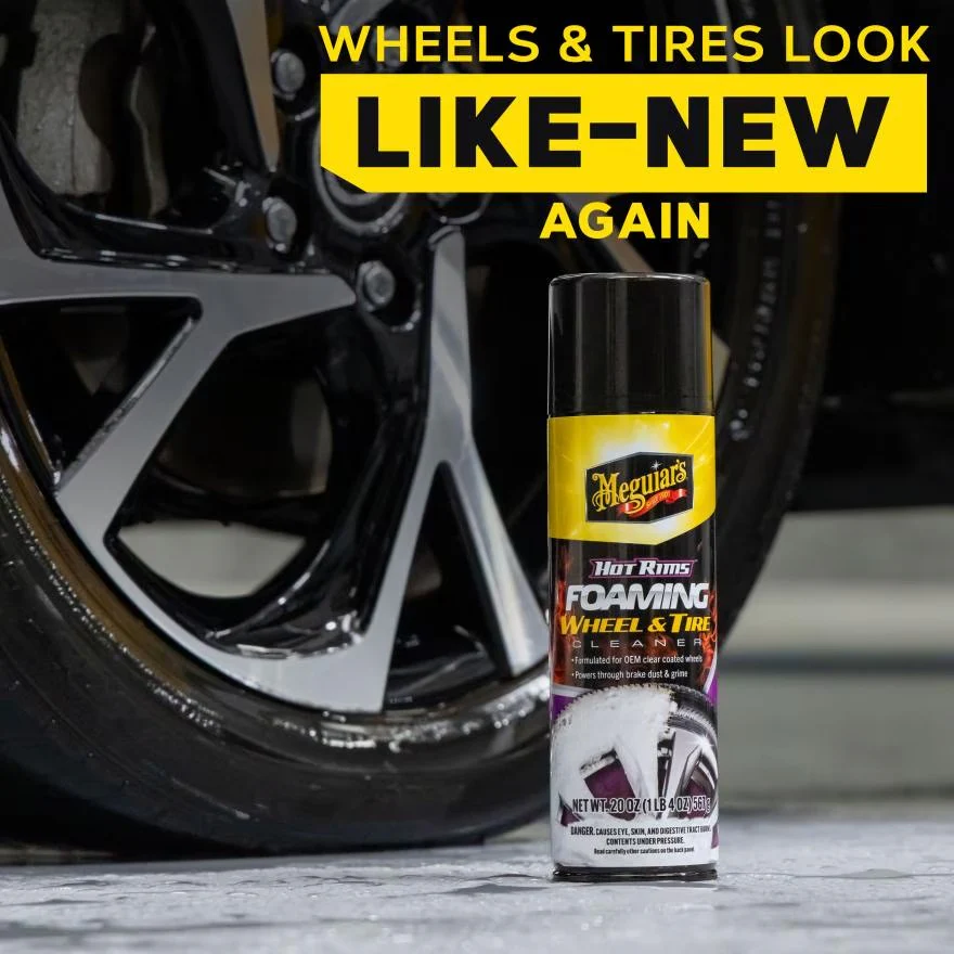 Meguiar's G250320 Hot Rims Foaming Wheel & Tire Cleaner - Quickly Powers Through Brake Dust and Grime - Image 5
