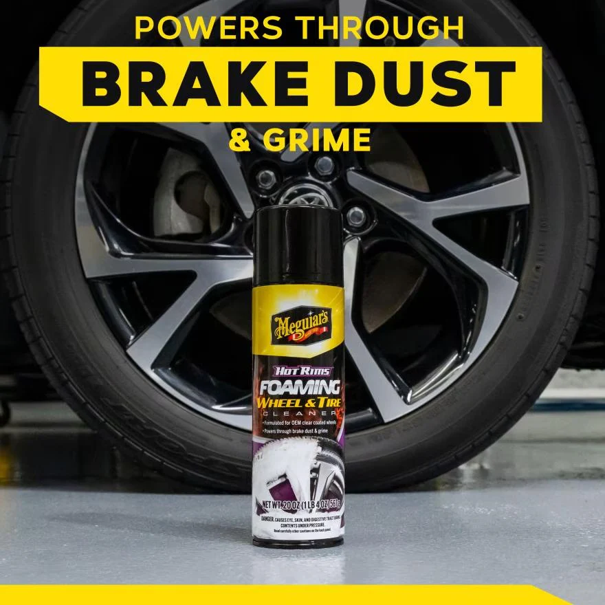 Meguiar's G250320 Hot Rims Foaming Wheel & Tire Cleaner - Quickly Powers Through Brake Dust and Grime - Image 7