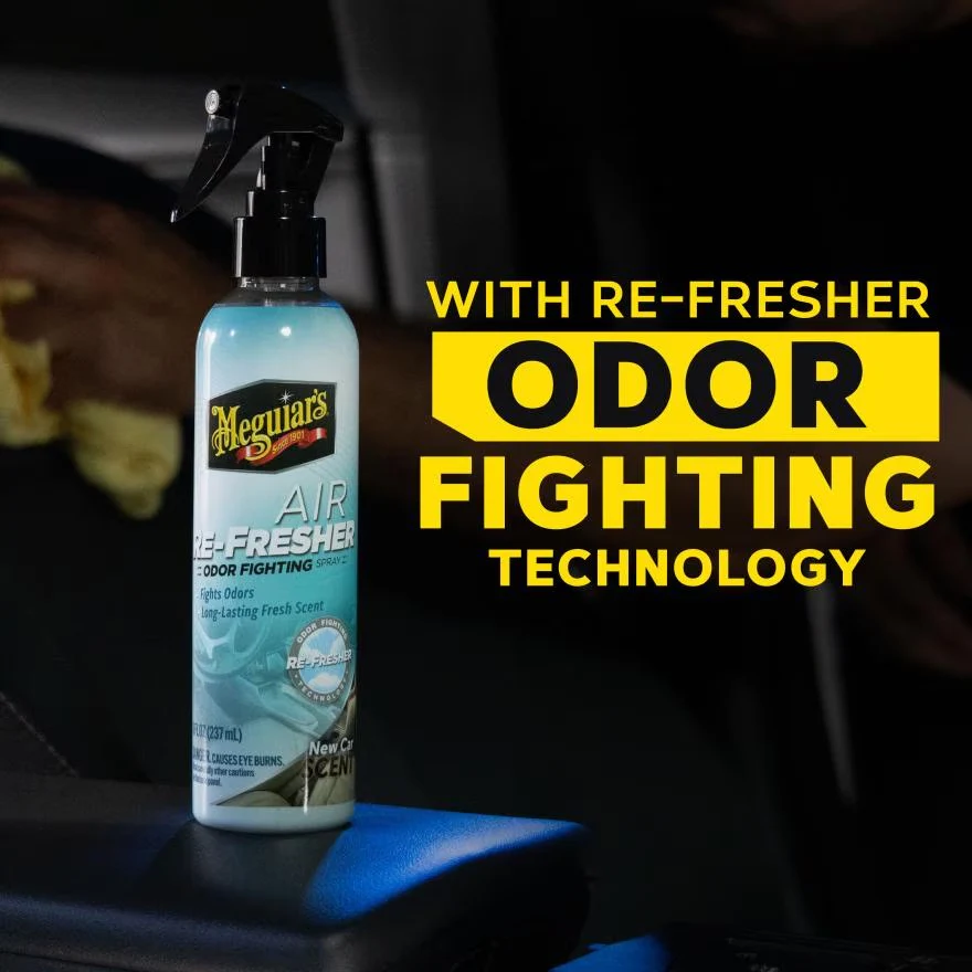 Meguiar's G250608 Air Re-Fresher Odor Fighting Spray - New Car Scent - Refresh & Instantly Fight Off Odors - Image 5