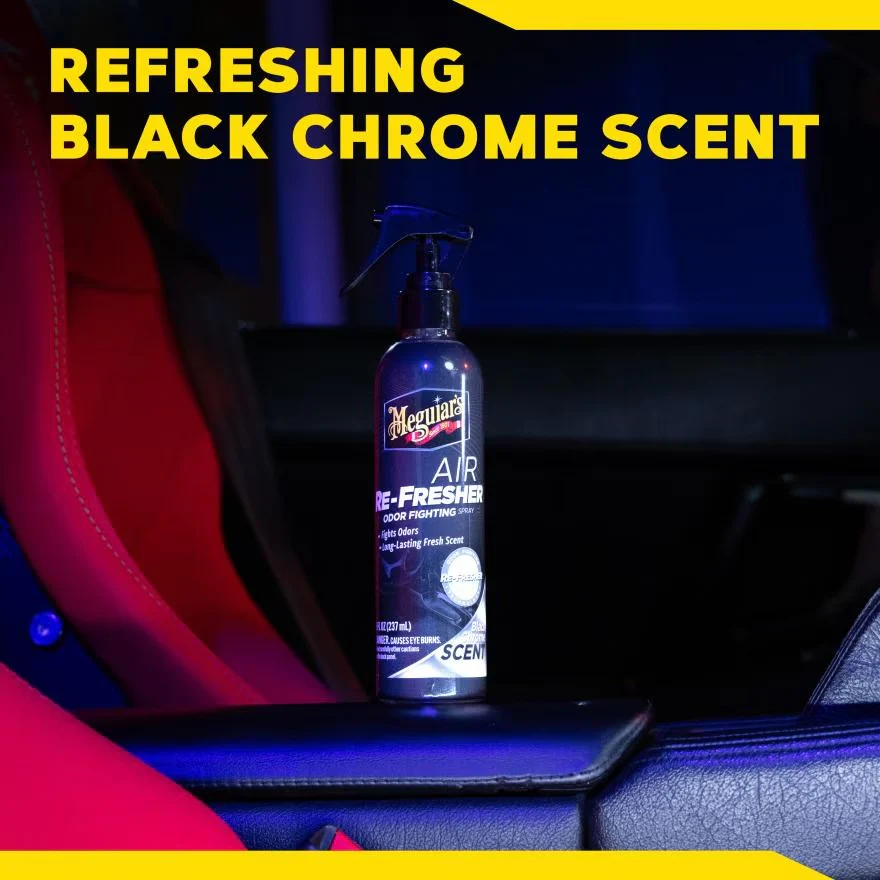Meguiar's G250708 Air Re-Fresher Odor Fighting Spray - Black Chrome Scent - Refresh & Instantly Fight Odors - Image 8