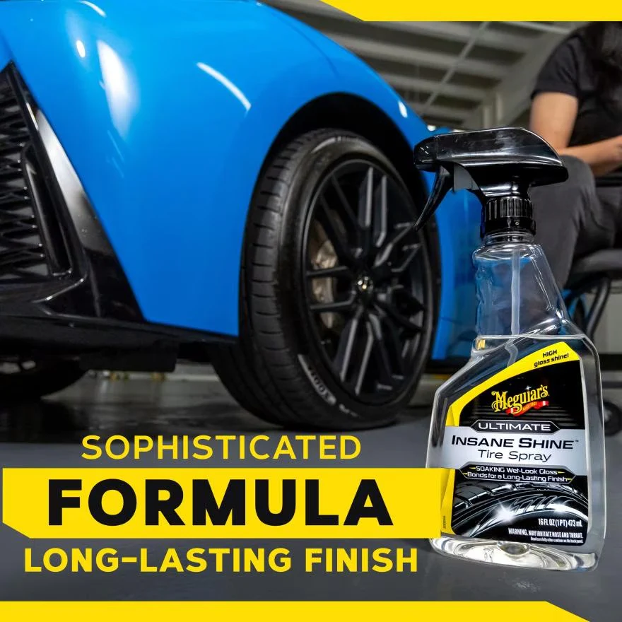 Meguiar's G250816 Ultimate Insane Shine Tire Spray - Premium Tire Dressing with a Lasting High Gloss - Image 8
