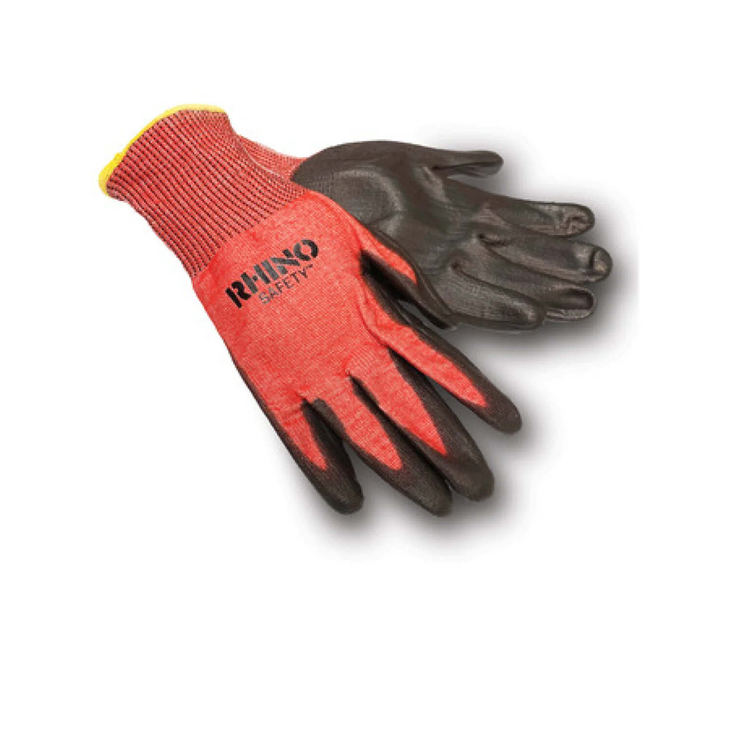 NSI GLV-700XL Red Nylon A8 Cut-Resistant Gloves, Polyurethane Palm, Extra Large - Image 3