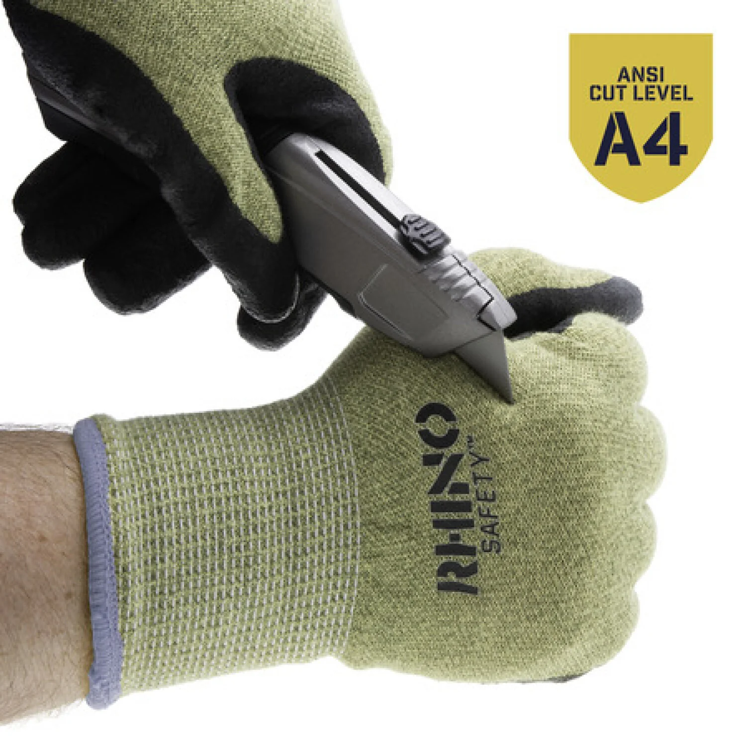 NSI GLV-900L Green Aramid Fiber Steel Arc Protection Gloves, Large - Image 4