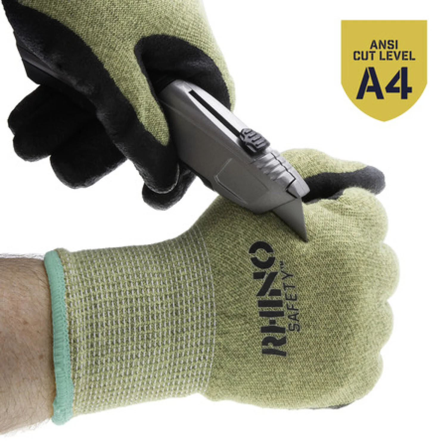 NSI GLV-900M Green Aramid Fiber Steel Arc Protection Gloves, Medium - Image 5