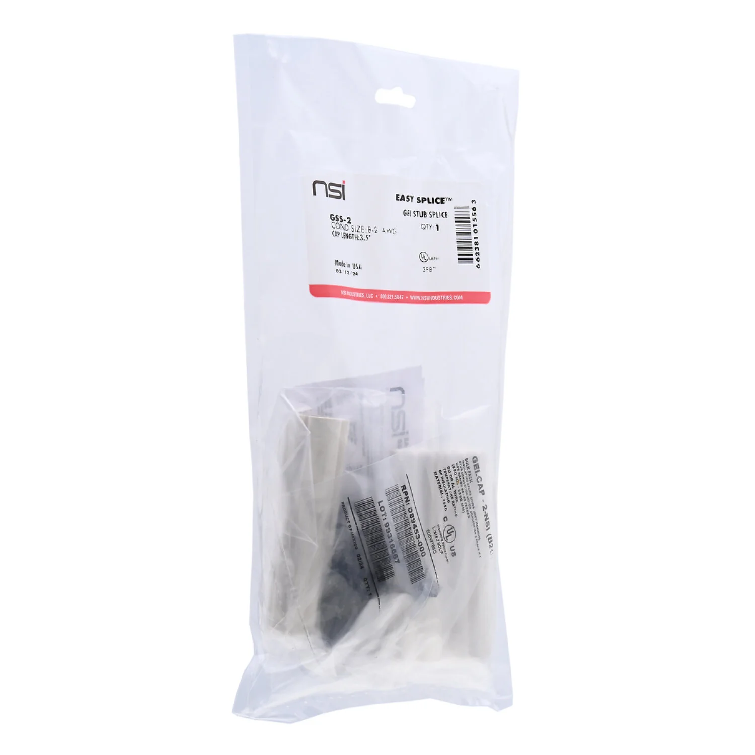 NSI GSS-2 Easy-Splice Push On Gel Stub 8 - 2 AWG - Image 4