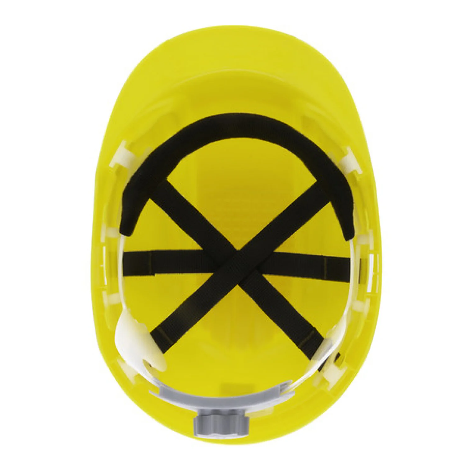 NSI SH-330Y Fully Adjustable Yellow Cap Brim Safety Helmet for Construction - Image 3