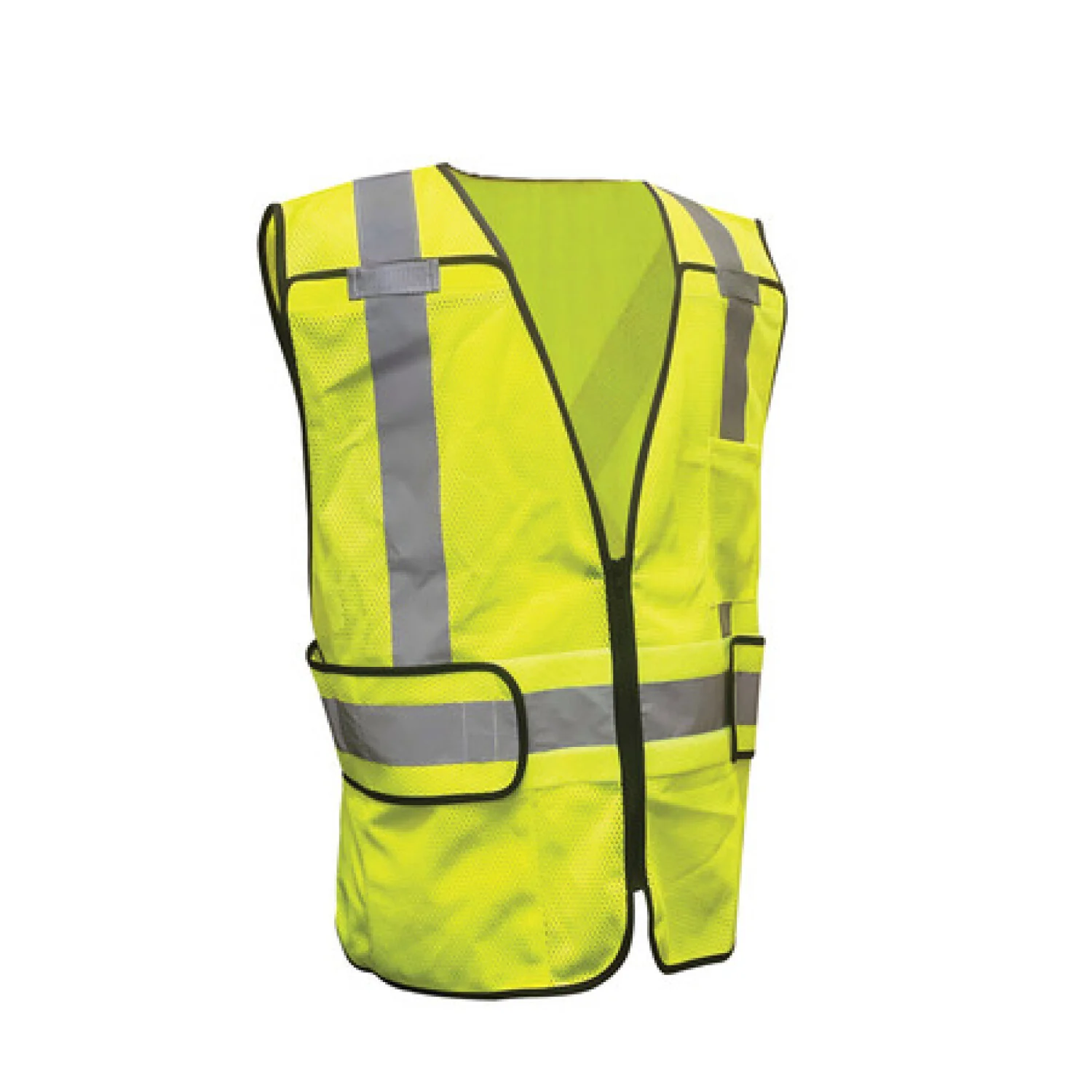 NSI SV-600-UCX 5-Point Breakaway Safety Vest, High Visibility Yellow, Pockets - Image 4