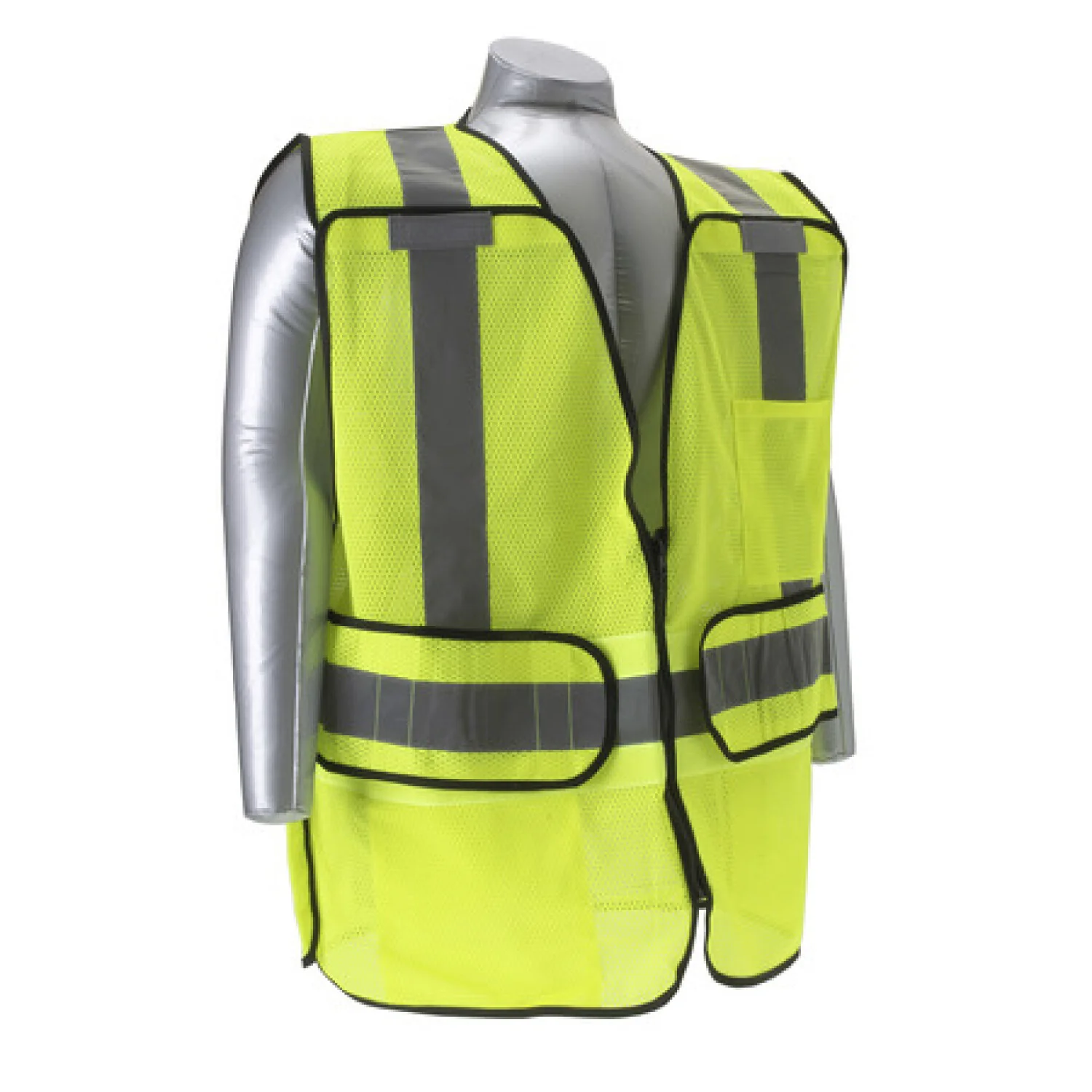 NSI SV-600-UCX 5-Point Breakaway Safety Vest, High Visibility Yellow, Pockets - Image 6