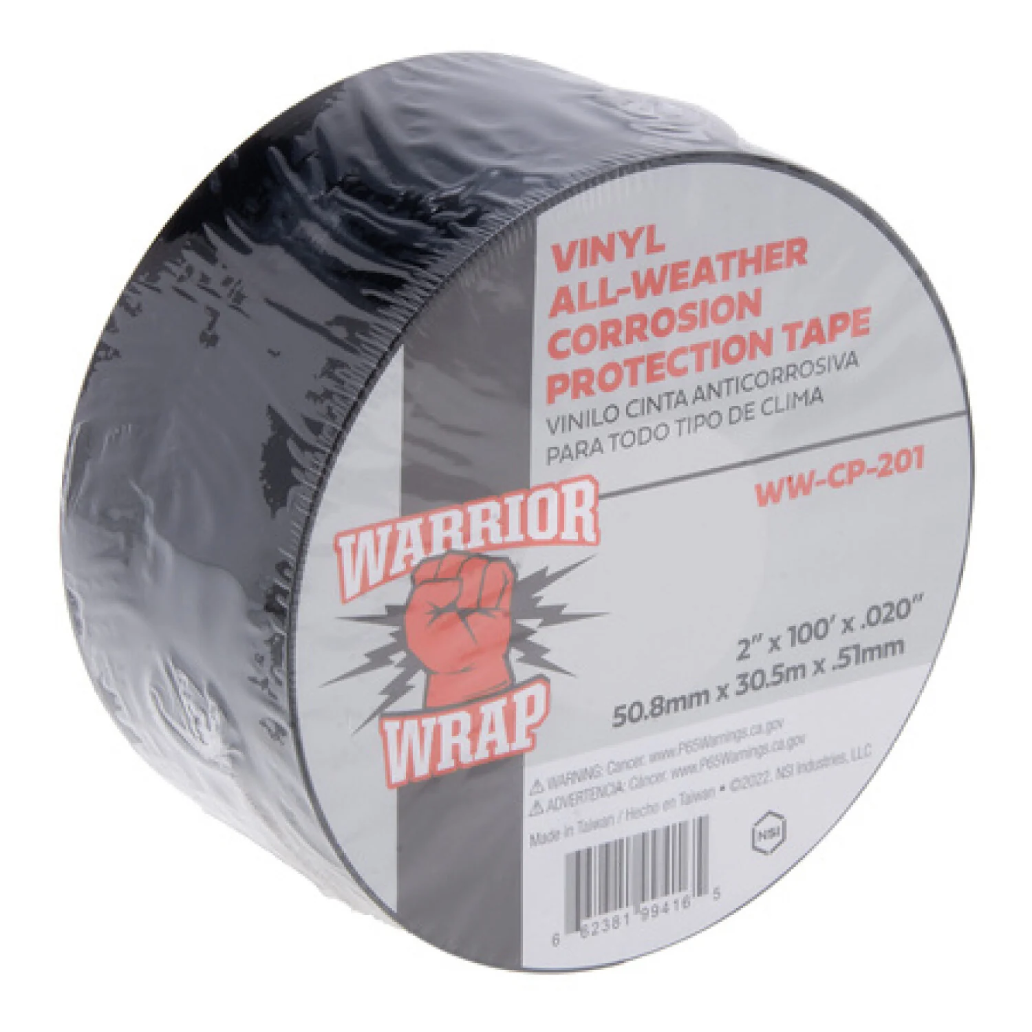 NSI WW-CP-201 Black All-Weather Corrosion Protection Tape, 2in Wide, 100ft Long - Image 9