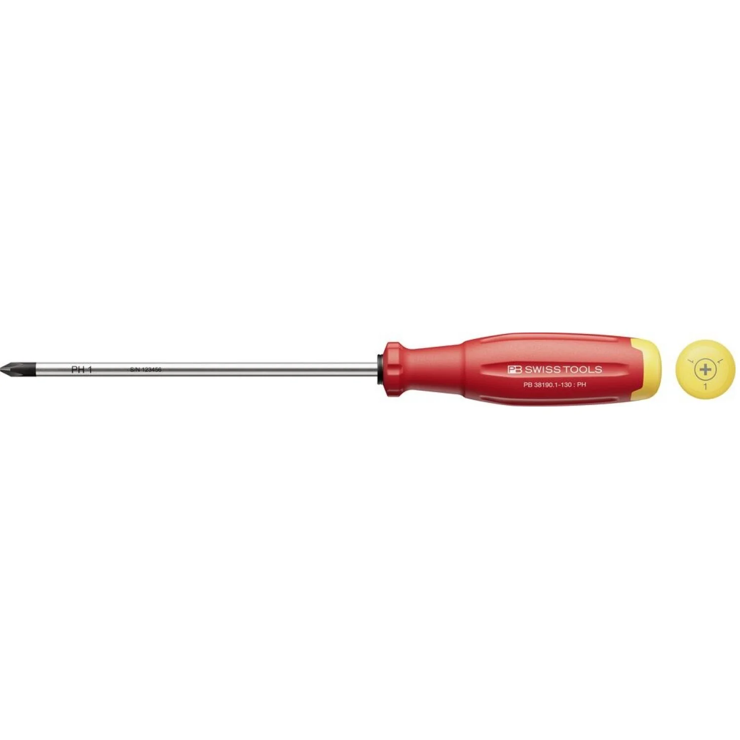 PB Swiss PB 38190.1-130 SwissGrip Evo screwdriver for PH1