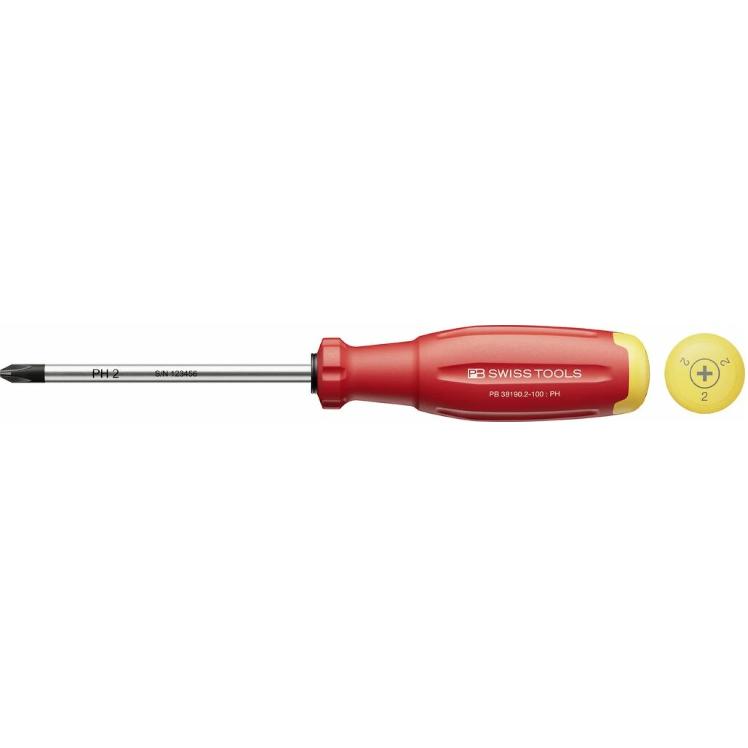 PB Swiss PB 38190.2-100 SwissGrip Evo screwdriver for PH scr. - PH2