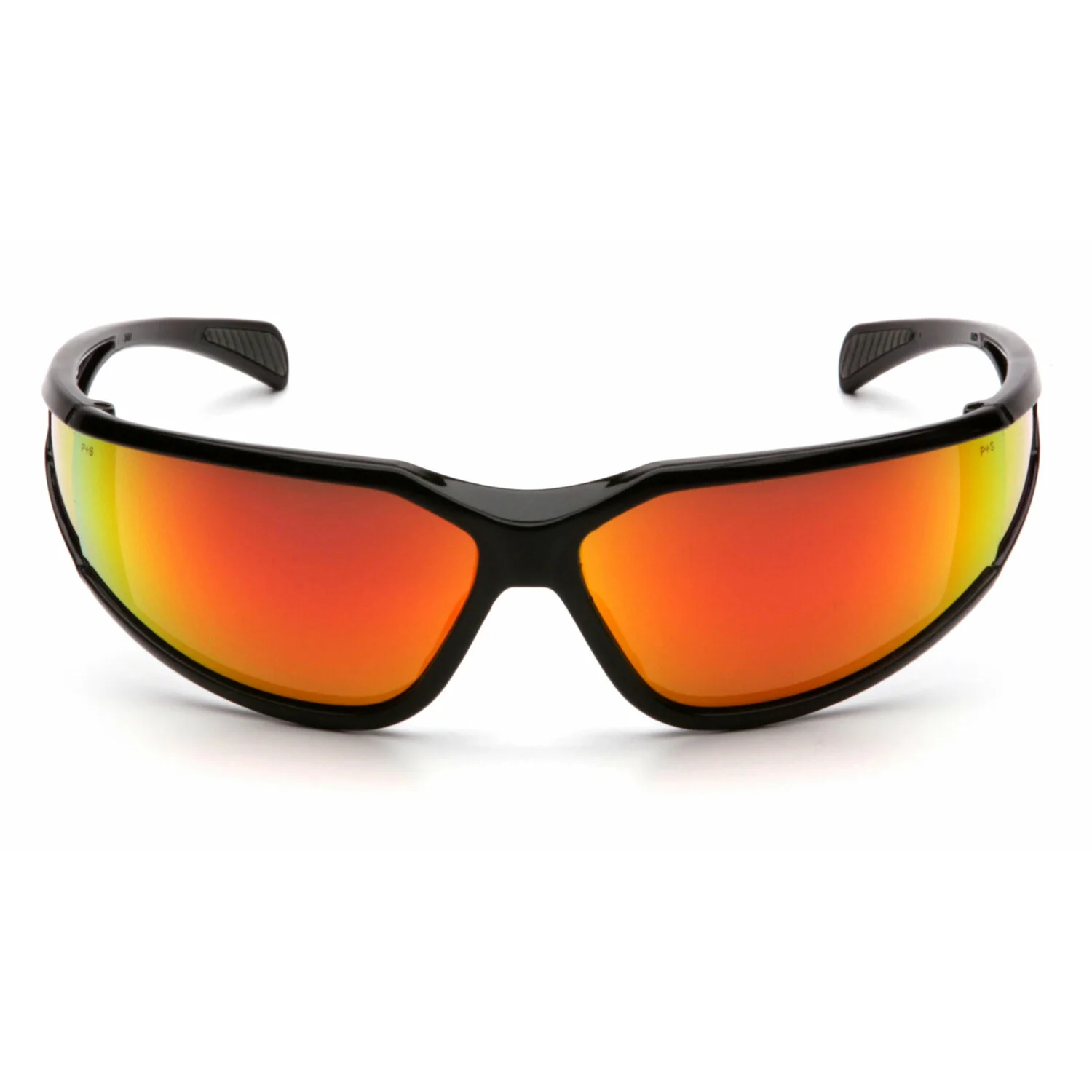 Pyramex SB5155DT Exeter Sky Red Mirror Anti-Fog Lens with Black Frame - Image 3