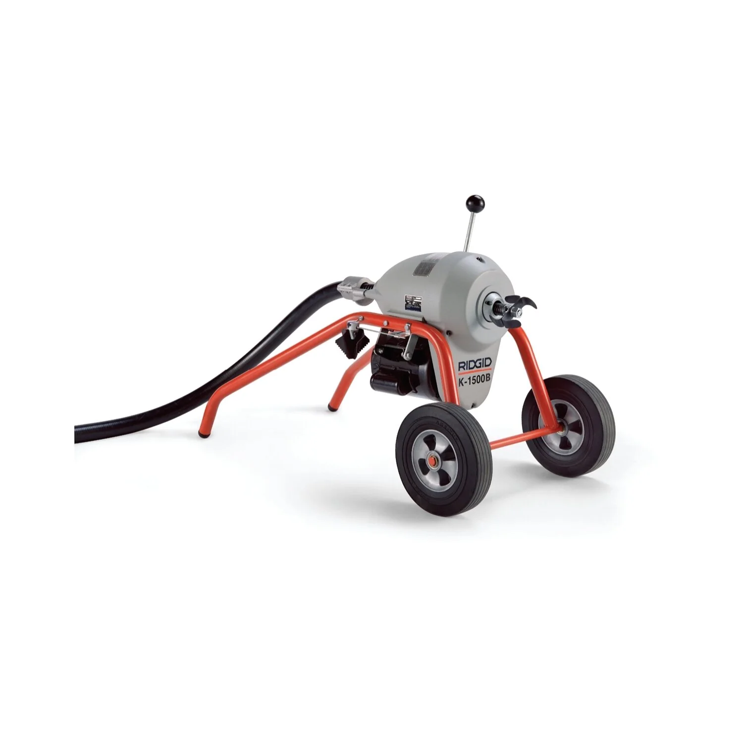 Ridgid 23707 K-1500B Machine with A-1 Mitt, A-12 Pin Key, and Rear Guide Hose, Plus: Seven Sections 11/4" (32 m) (C-14) Cable Total 105' (32 m), Two A-8 Cable Carriers - Image 5